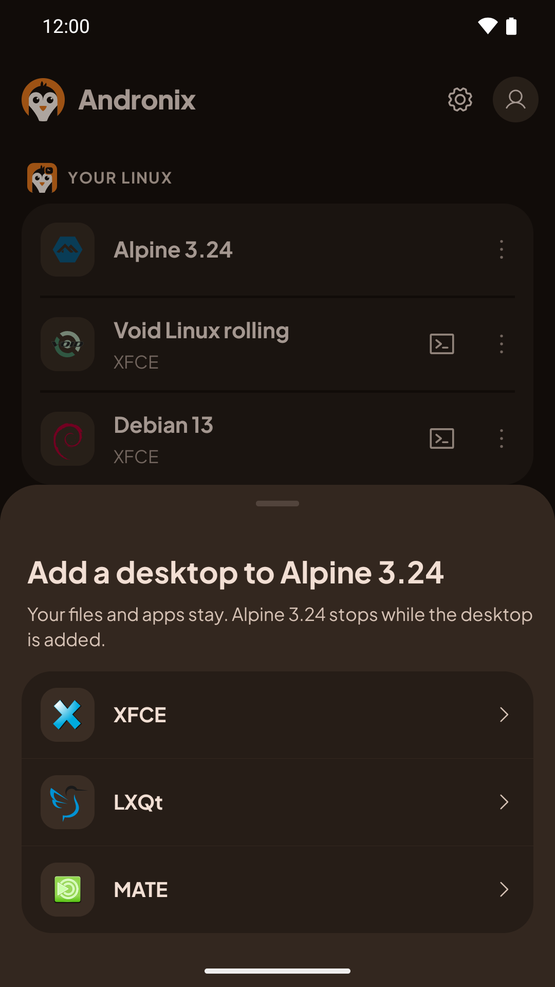 Add a desktop to Debian: your files and apps stay, with XFCE, LXQt, MATE and KDE Plasma